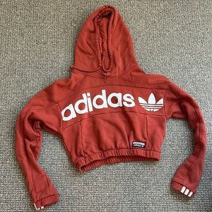 Adidas crop hoodie